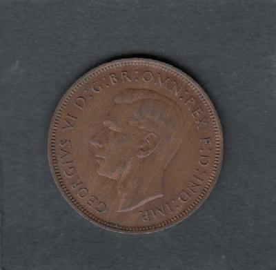 Beschrijving: 1 Penny  GEORGIUS VI  